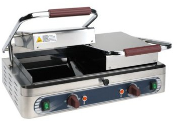 Piastra vetroceramica doppia liscia panini bar RS3071