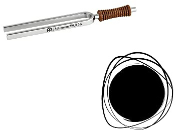 Sonic Energy Planeten Stimmgabel – Schumann Resonanz 250,56 Hz / H3 – Für Meditation, Therapie, Zuhause – Inkl. Baumwolltasche (TF-SF)