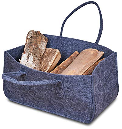 Levandeo Sac en feutre Gris 50 x 25 x 25 cm