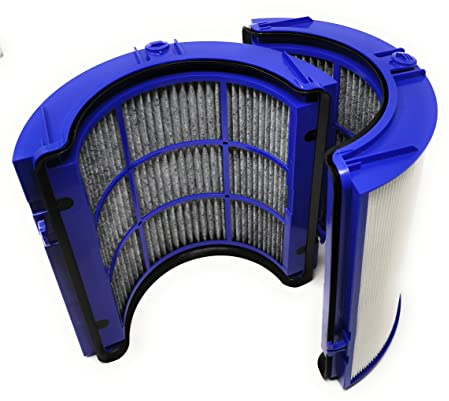Hepa 13 Kombi Luftfilter mit Aktivkohle kompatibel mit Dyson HP06, HP07, HP09, TP06, TP07, TP09, TP10, PH01, PH02, PH03