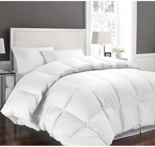 HOMEROKK Couette 140 X 200 cm Blanche 450GR/M² Microfibre Douce - Qualité supérieure - (1 Place)