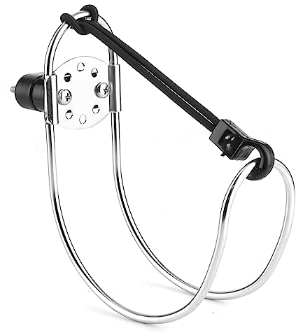 Edelstahl Rettungsringhalterung, 4.5in Hufeisen-Rettungsringhalter für Marine Boot Schiff Stabile Edelstahl Rettungsringe Ringhalterung für den Notfall beim Wassersport