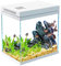 Craftsboys 16L Fish Tank, Nano Glass Aquarium, Upgrade Filter system and LED Light, for Freshwater & Marine, Filter Balls Included (White, 16L)