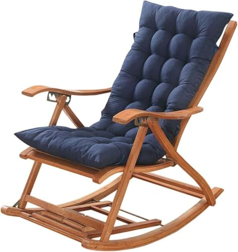 Cojín Reclinable para Tumbona, 120x48/150x48cm Cojines para Silla Mecedora, Exterior Reclinable Colchoneta Tumbona ,Cómodo Cojín de Sofá para Jardín, Piscina, Playa, Terraza y Balcón(D,120x48x8cm)
