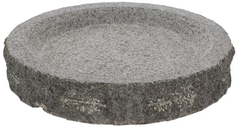 Rivanto® Vogeltränke Granit rund Ø37 cm Vogelbad Futterschale