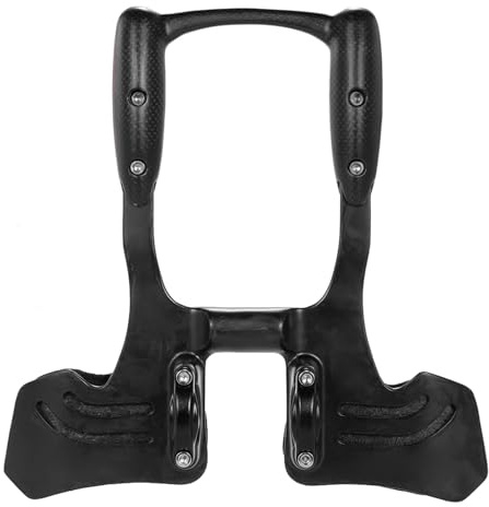 aqxreight Fibre de Carbone Vélo Aerobar Vélo Route Triathlon Bras Repose-Bras Guidon Course Aero Bar être pour les Repos Nettoyage Longueur Facile et Haute qualité et Poignée Bras en Fibre