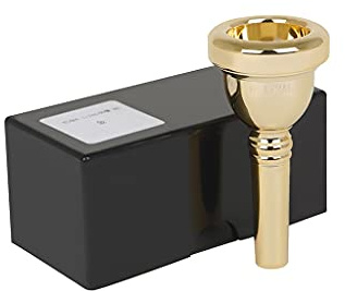Maxtonser Embout buccal professionnel en cuivre conçu pour les amateurs de trombone et les débutants, antirouille