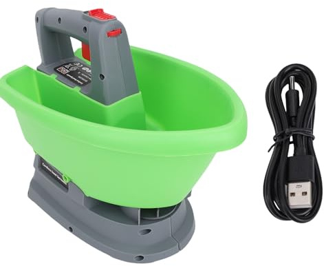 Esparcidor Manual de Fertilizantes, con Empuñadura Antideslizante para Un Uso Prolongado para Cubrir Grandes Superficies de Jardín y Distribuir Fácilmente Fertilizantes