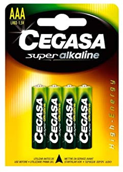 Pilas CEGASA AAA - Pack 4 Pilas LR03