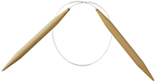 Clover Takumi Bamboo Circular 16-Inch Knitting Needles, Size 11