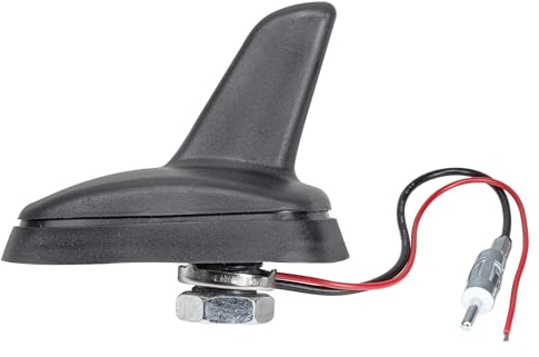 tomzz Audio 1000-030 Shark Design Auto Dachantenne I mit Verstärker DIN-Anschluß AM/FM