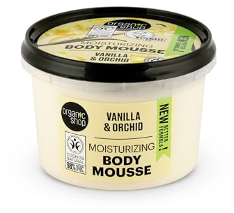 Organic Shop Body Mousse Moisturizing Vanilla & Orchid, 250 ml