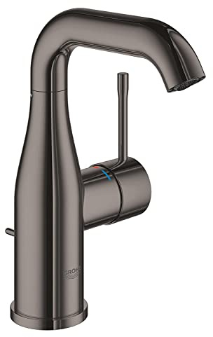 GROHE 23462A01 Essence Single Lever Basin Mixer, Hard Graphite