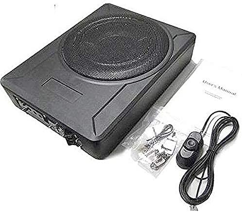 SUBWOOFER AUTO SOTTOSEDILE AMPLIFICATO ATTIVO CAR METALLO 600W 10 COFANO SLIM