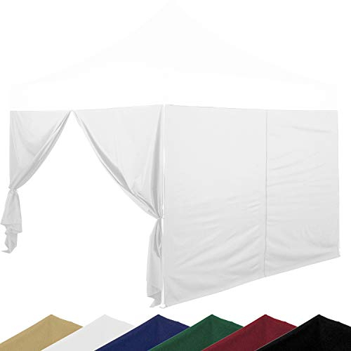 INSTENT® Pro Seitenwand/Seitenteil für Pavillon 3x3m mit XXL Panorama Fenster oder Reißverschluss, wasserabweisend und atmungsaktiv, Farbwahl, für Festzelt, Partyzelt