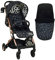 Cosatto Woosh 3 Buggy – Leichter Kinderwagen, Ab Geburt bis 25kg – Einhändig faltbar, kompakt, mit Teleskopgriff, extra großer Korb, Getränkehalter & Regenschutz (Lunaria Blush)