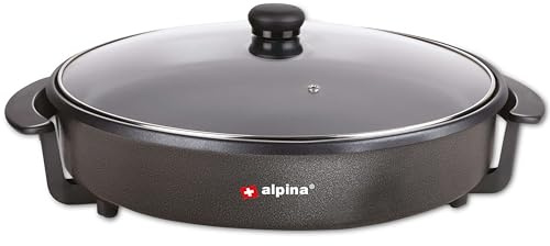 alpina DV-4042 Multifunktionell panna, 1500 W, Svart