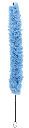 Toddmomy Asta per la pulizia del flauto - Pulitore per parti di strumenti musicali, Spazzola con tampone di cotone per la pulizia del flauto - Forniture per strumenti musicali - Blu