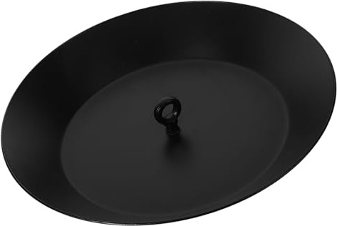 TOBBOMEY Raccoglitore di Acqua Piovana per Giardino e Ciotola di Raccolta dell'Acqua, Bacino Metallico Sospeso per Catena della Pioggia, Installazione Semplice per Esterni Patio e Prato,