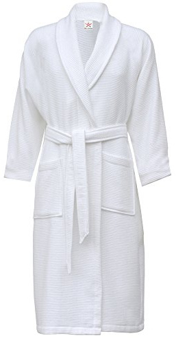 Stars and Stripes Waffle cotton bathrobes in S/M