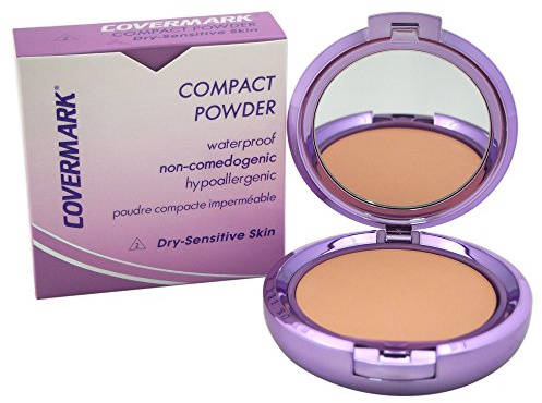 Covermark Cipria Compatta Waterproof Camouflage, Compact Powder Ipoallergenica e Non Comedogenica per Pelle Secca, Con Vitamina E, Sodio PCA e Proteina del Grano, Colore 02, Formato 10g