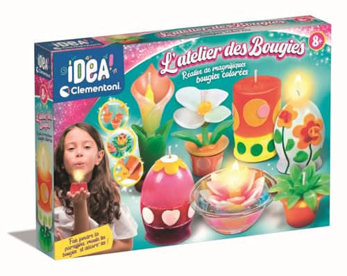 Clementoni L'Atelier des Bougies - Kit DIY pour Créer ses Propres Bougies - 8-12 Ans