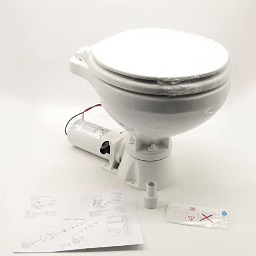 OSCULATI WC électrique Compact siège Bois 12 V