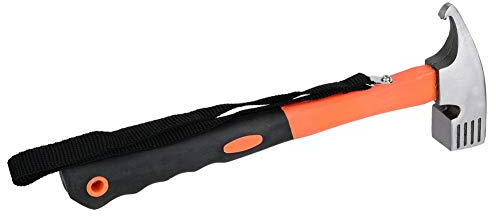Zerone Outdoor Camping Hammer Mallet Rahmen Hammer Zelt Kupfer Stake Mallet Rahmen Hammer (Orange)