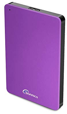 Sonnics 1TB USB 3.0 Externos Portátil Duros Discos por Ventanas PC, Mac, Smart TV, Xbox One & PS4, Morado
