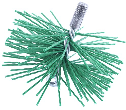 BAUSTER® Balai de cheminée en plastique - Balai de cheminée - Brosse de cheminée - Nettoyeur de cheminée - Différentes tailles - Accessoires et cuisinières à charbon (175 mm)