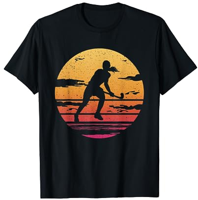Hockey Spieler Damen Feldhockey T-Shirt