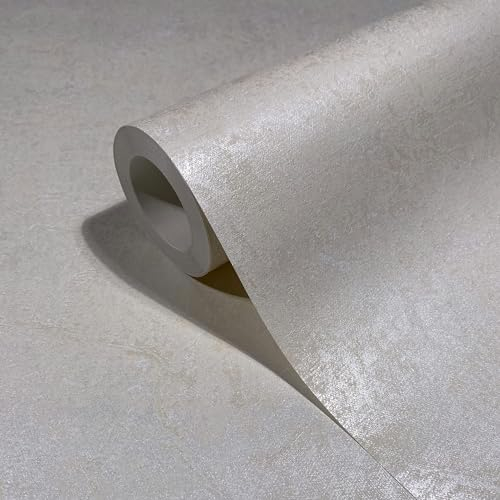 marburg Tapete Weiß Glänzend Struktur Edel Klassisch für Wohnzimmer Schlafzimmer MADE IN GERMANY 10,05 x 0,53m