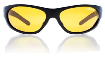 OPC MILITARY MARINES Taktische Schießbrille Gelb Matt Schwarz, Ballistische Schutzbrille, UV400 Kontrasterhöhende Sportbrille für Jäger, Schützen, Airsoft