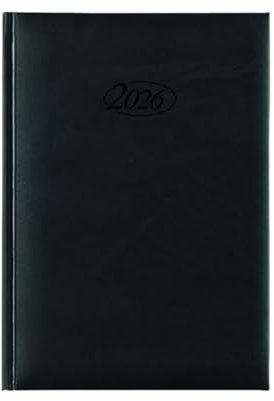 Buchkalender 2026 / Chefkalender / Farbe: schwarz