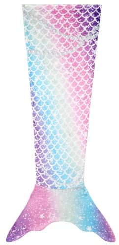 Dtiaagto Kids Blanket for Girls Soft Flannel Fleece Toddler Blanket with Glitering Stars and Rainbow 140 x 50 cm