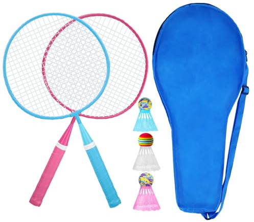 Keehoo KH Badminton Rackets Set of 2/4 for Adults Kids Family Garden Sports,Beach Camp Games,Including Racquets,Shuttlecocks & Carry Bag