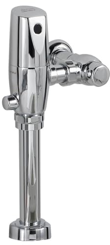 American Standard 6065111.002 Selectronic Exposed Battery Powered Toilet 1.1 GPF Flush Valve, Chrome, 16.13 in wide x 5.25 in tall x 3.5 in deep