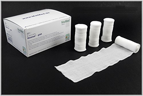 100x elastische Fixierbinden 8cm x 4 Meter max. Länge Fixierbinde/elastische Mullbinden/Mullfixierbinde/ConsuMed Bundle