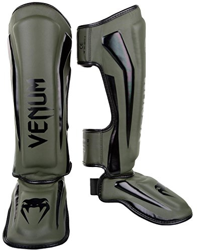 Venum Elite, Parastinchi da Boxe Unisex, Cachi / Nero, M