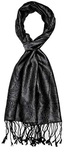 Lorenzo Cana Seidenschal für Männer Schal 100% Seide gewebt Herrenschal elegant Paisley Muster Ton in Ton