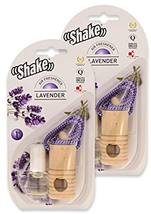 SHAKE Auto Duft (4 x 4,5ml) • Natürlicher Lufterfrischer Auto • Parfüm Aufhänger mit ätherischen Ölen • Diffuser Auto Innenraum • Air Refresher: SPECIAL EDITION Gentleman