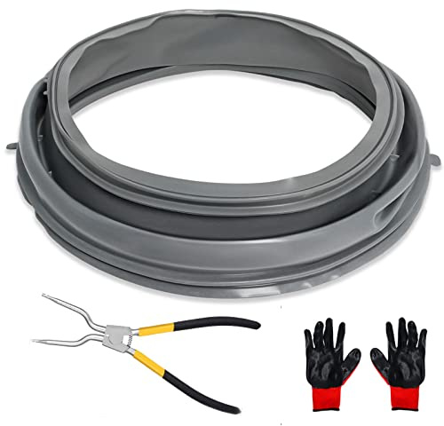 WPW10381562 WFW9050XW00 WFW9150WW01 Door Boot Seal Compatible with Whirlpool Amana Lnglis Maytag Washer, Front Load Washer Door Gasket Fit WFW9150WW00 WFW9250WW01 W10381562 W10300559 W10290499