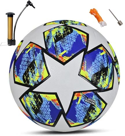 RNNTK 2024 Geeignet für Football Fans Fußball Artikel Fußballliebhaber Geburtstagsgeschenk Fußball Football Ball fußbälle Regulär Nr. 5 Ball Football mit Pumpe