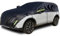 Konnfeir Media Cubierta de Coche Funda de Carrocería Cubierta de Parasol Funda de Nieve Cubierta de Parabrisas Impermeable Resistente a los UV Paño Oxford 420D (SUV)