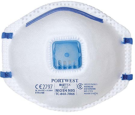 Portwest Masque FFP2 avec valve, Couleur: Blanc, P201WHR