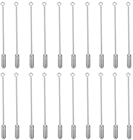 Milisten 20stücke Teiliges Kupfer Broschen Zubehör Lange Nadeln Für DIY Schmuck Hüte Ohrringe Robuste Und Langlebige Anstecknadeln Für Hochzeiten Und Anlässe