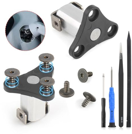 TGHongKy 2 Stück Drohne Vorderarmwelle für DJI Mini 3 take Vorderarmdrehpunkt Ersatzteile für DJI Mini 4 Pro mit Werkzeug-Kit und 6 Stück Vorderarmwellenschraube