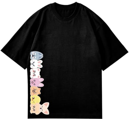 KASENFASHION K-Pop Fan T-shirt 2025 Stray Kids Dominate à manches courtes, style Harajuku, unisexe