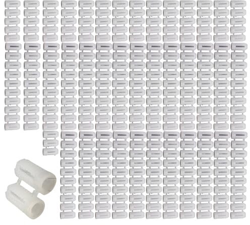 900 tasselli di espansione bianchi eleganti da 5 mm, adatti per l'installazione di mobili e progetti di costruzione