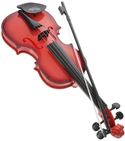 BESPORTBLE Violon Jouet Musical pour Garçon Et Filles Débutants, Plastique Léger, Coloris 3711 Clair, Instrument Éducatif en Plastique Sûr, pour Éveil Musical Et Apprentissage Précoce,